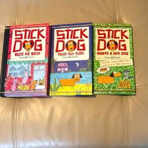 3 Stick Dog Books 🐕